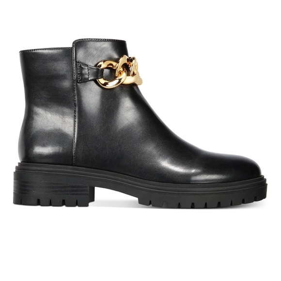 WOMENS SOLE CHAIN BASIA BLACK ANKLE BOOT 🥾 - Picture 8 of 8